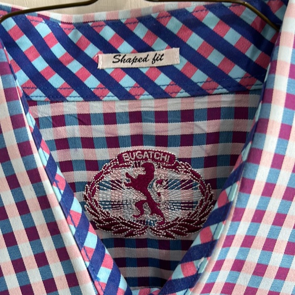 BUGATCHI - LS BUTTON DOWN - SHAPED FIT - XL - Picture 2 of 9